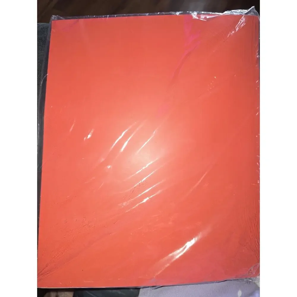 pcs Folders with Two-Pockets Fit Letter Size Paper,Paper File Designed 25 Red